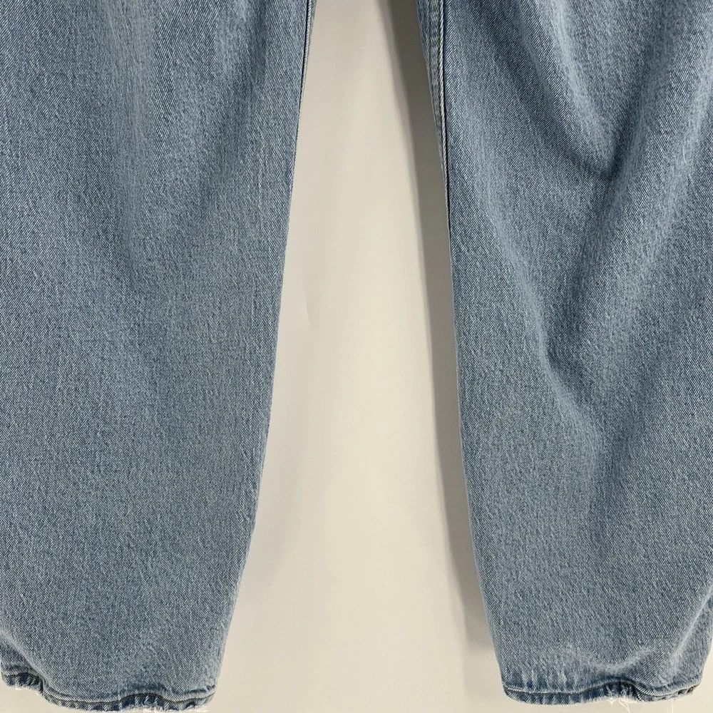 Abercrombie & Fitch Dad‎ High Rise Jeans Size 10S Curve Love Asymmetrical Waist